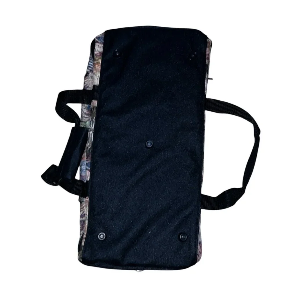 Retro Cat Pattern Pet Cat Carrier Bag with Shoulder Strap and Handle